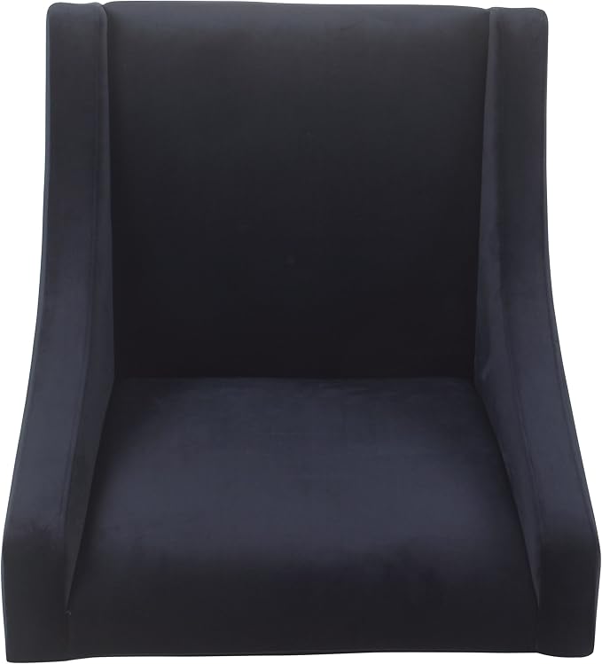 Homepop Home Decor | Upholstered Classic Swoop Arm Accent Chair | Accent Chairs - Image 5