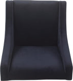 Homepop Home Decor | Upholstered Classic Swoop Arm Accent Chair | Accent Chairs - Image 5