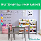 Humble Crew Kids Bookshelf, 4-Tier Front-Facing Book Display Organizer - Image 7