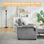 Large Size Convertible Sleeper Chair Futon Sofa Bed, Comfortable thick cushion - Image 6
