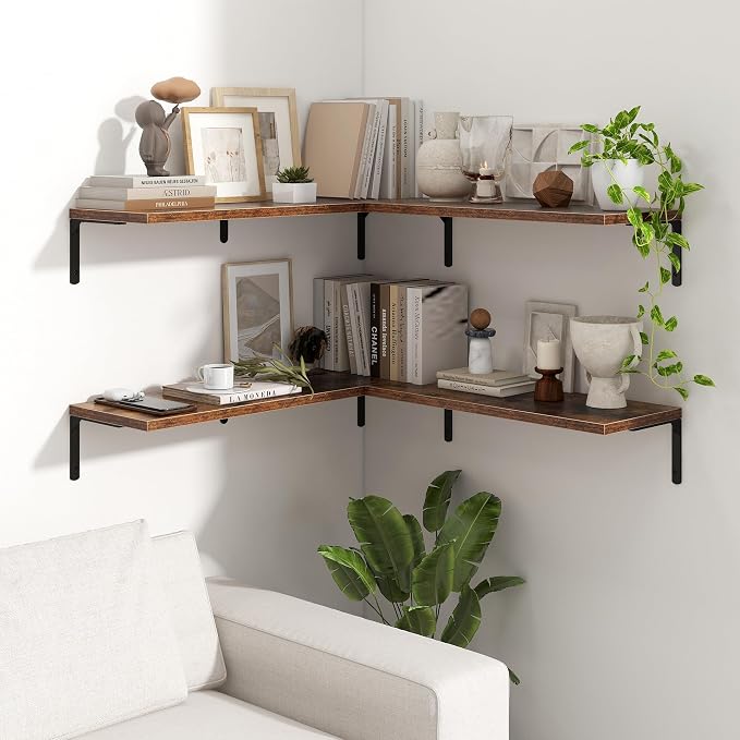 Fun Memories Deep Floating Shelves, 32W x 8D Floating Shelves Set of 2 - Image 6