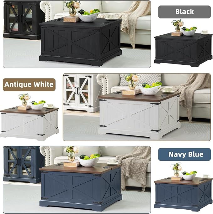 Joaxswe Farmhouse Coffee Table - Image 7