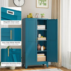 Bevivog Bathroom Storage Cabinet Freestanding, Living Room, Home Office - Image 4