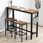 Finnhomy 52.7" Industrial Bar Table Set - Image 2