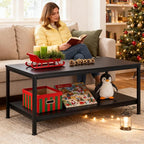 ZenStyle Industrial Coffee Table - Image 9