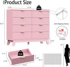 Xixini Fluted Dresser for Bedroom - Image 2