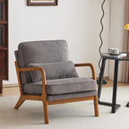 Karl home Mid-Century Modern Accent Chair, Living Room Chairs by Karlhome
