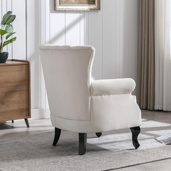Velvet Accent Chairs Set of 2 - Image 5