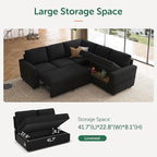 HONBAY Modular Sectional Sleeper Sofa - Image 3