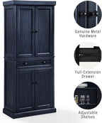 Crosley Furniture Seaside Coastal Pantry Storage Cabinet - Image 6