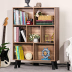 LEYAOYAO 7 Cube Bookshelf 3 Tier Modern Bookcase - Image 5