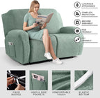 Timeles Recliner Covers Extra Wide Recliner Loveseat Covers Oversized Reclining - Image 3