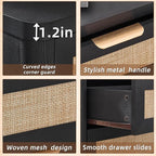 LEYAOYAO Rattan Night Stand Set of 2 - Image 8