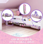 Baby Doll Stroller Bed and Swing Nursery Playset, Baby Doll Accessories - Image 7
