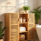 RoyalHouse Bamboo Floor Cabinet - Image 9