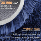 5x7 Area Rug for Living Room: Fluffy Shag Soft Washable Rugs Fuzzy Plush Indoor - Image 4
