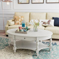 Solid Wood Oval Coffee Table by JESONVID