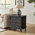 HULALA HOME Solid Wood End Table by HULALAHOME