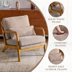 Karl home Mid Century Modern Accent Chair - Image 4