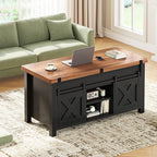 SEDETA Lift Top Coffee Table, 4 in 1 Multi-Function Convertible Coffee Tables - Image 7