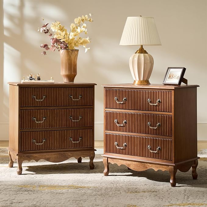 HULALA HOME Transitional Side Table Set of 2 by HULALAHOME