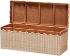 Bali & pari Damita Scallop Natural Rattan Chest - Image 3