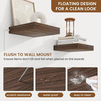 fuqing Floating Shelves for Wall, Wall Mounted Wood Floating Shelf - Image 5