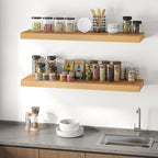 Dreamland 48" Floating Shelves for Wall, Wall-Mounted Shelves for Bedroom - Image 6