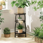 Small Round Side Table, 3-Tier End Table - Image 6