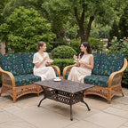 8Pcs Patio Cushion Covers Stretch Outdoor Furniture Protector Slipcovers | - Image 2