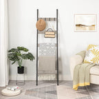 HOOBRO Blanket Ladder, 5-Tier Towel Rack - Image 4