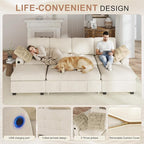 Hanherry 104" Sectional Couch - Image 7