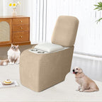 ALIECOM Recliner Sectional Couch Covers L Shape Stretch Corner Reclining - Image 2