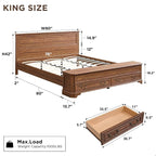 T4TREAM Farmhouse King Bed - Image 2