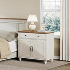WAMPAT 34’‘ White Buffet Cabinet - Image 8