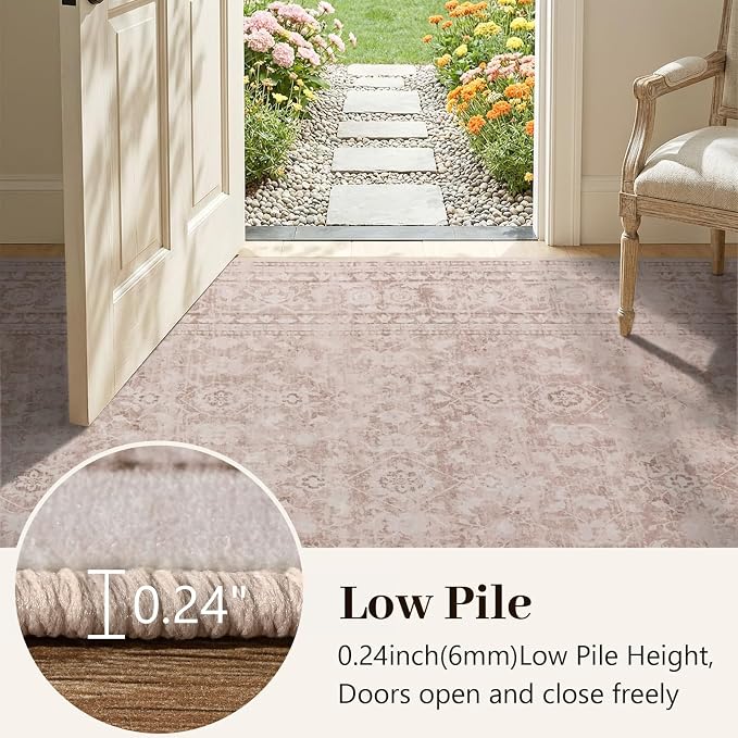 8x10 Ft Large Area Rugs for Living Room, Soft Non-Slip Machine Washable Rug - Image 7
