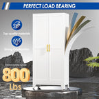 GAIOUS 71" Tall Metal Storage Cabinet - Image 7