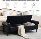 67" Storage Bench for Bedroom, End of King Size Benches - Image 5