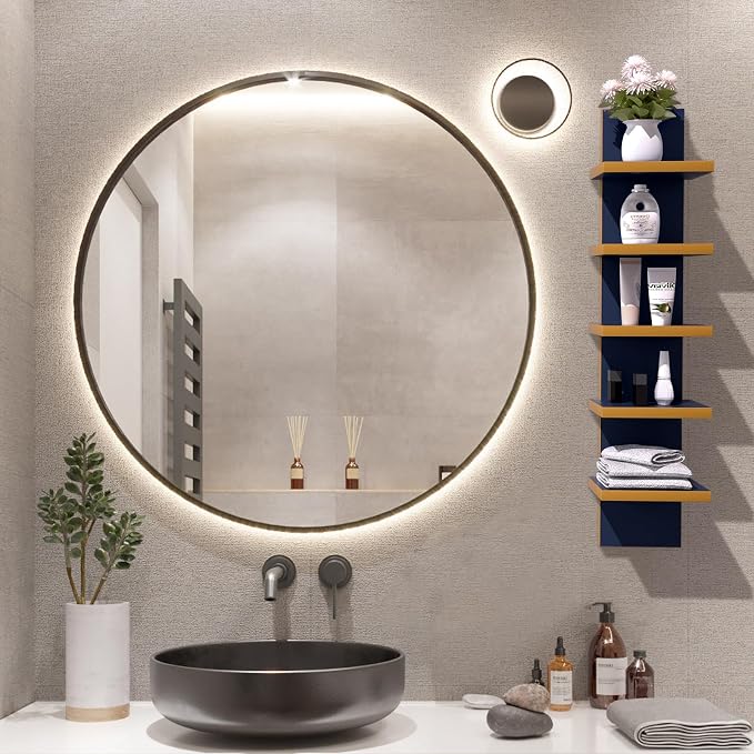 Homaterial 5 Tier Wall Shelf Unit, Decorative Wall Mount Vertical Shelving - Image 6