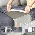 ANARACHON Leather Look Couch Cushion Covers Sofa Seat Slipcovers Sets Couches - Image 4