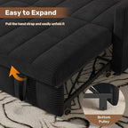 Nebuaegis Sleeper Sofa Bed, 3-in-1 Convertible Pull Out Couch - Image 5