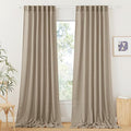 RYB HOME Sheer Curtains 108 inches, Extra Long Floor to Ceiling Curtains | by RYBHOME