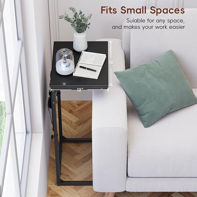 Vagusicc C Shaped End Table - Image 4