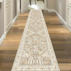 Yamaziot Washable Runner Rug, 2x10 Non-Slip Boho Hallway Kitchen Rug | Stain - Image 8