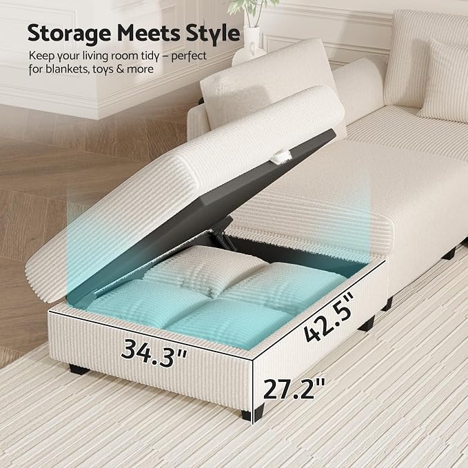 Oversized Modular Sectional Sofa - Image 3