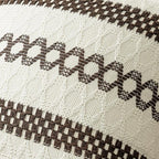 MIULEE Set of 2 Dark Brown Boho Decorative Pillow Covers 18x18 Inch | Fall - Image 4
