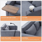 3-in-1 Convertible Sleeper Sofa Couch - Image 4