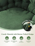 Kidirect Wide Rocking Chair Nursery, Comfy Saucer Nursery Rocking Chairs - Image 5