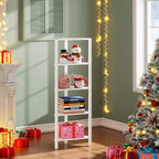 TUTOTAK Corner Shelf, 5-Tier Corner Bookshelf - Image 3