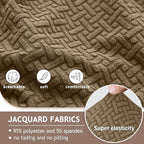 ALIECOM Recliner Sectional Couch Covers L Shape Stretch Corner Reclining - Image 4